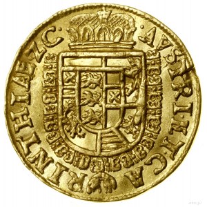 Dukat, 1613, Klagenfurt; Aw: Postać władcy trzymającego...