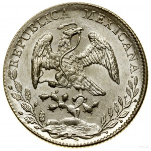 8 Reals, 1897 Mo AM, Mexiko; KM 377.10; Silber, 27,05 g....