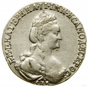 15 kopiejek, 1778 СПБ, Petersburg; BCEPOC• w legendzie ...