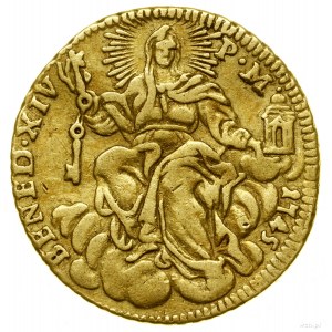 Zecchino (Dukaten), 1745, Rom; Berman 2729, Fr. 231; Gold...