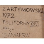 Zofia Artymowska (1923 Kraków - 2000 Warschau), Samarra aus der Serie Poliforms XXVI, 1972