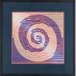 Halina Wrzeszczyńska (1929 Krotoszyn - 2018 Wrocław), Spirale aus blauem Licht, 1967