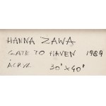 Hanna Zawa-Cywińska (geb. 1939), Tor zum Hafen, 1989