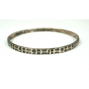 [RYT] Silver bracelet, sample 800, signed RYT and 1, weight 14g, diameter about 63mm [6].