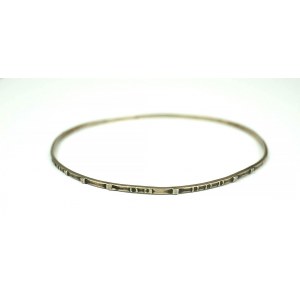 [RYT] Silberarmband, Muster 800, signiert RYT und 3, Gewicht 3,8 g, Durchmesser 68 mm [8].
