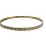 Silver bracelet, sample 800, weight 10.7g, diameter about 66mm [16].