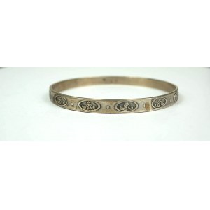 [RYT] Silberarmband, Muster 800, signiert 'RYT' und '16', Gewicht 14,7 g, Durchmesser ca. 65 mm [27].