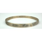 [RYT] Silberarmband, Muster 800, signiert 'RYT' und '16', Gewicht 14,7 g, Durchmesser ca. 65 mm [27].