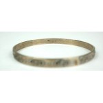 [RYT] Silver bracelet, sample 800, signed RYT and 16, weight 14.7g, diameter approx. 65mm [27].