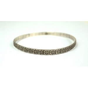 [RYTOS] Silberarmband, Muster 800, signiert 48J, Gewicht 9g, Durchmesser ca. 65mm [34].