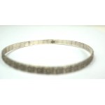[RYTOS] Silver bracelet, sample 800, signed 48J, weight 9g, diameter about 65mm [34].