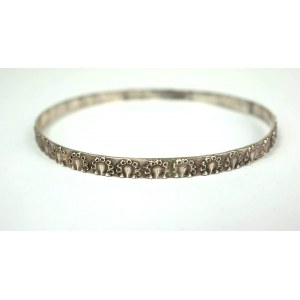 [RYTOS] Silberarmband, Muster 800, Gewicht 8,6g, Durchmesser ca. 65mm [40].
