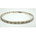 [RYTOS] Silver bracelet, sample 800, weight 8.6g, diameter approx.65mm [40].