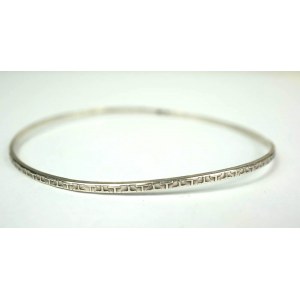 [WARMET] Silver bracelet, sample 800, weight 4.4g, diameter about 65mm [41].