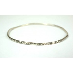 Silver bracelet, weight 5.5g, diameter about 67mm [42].