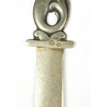 SYRENKA Briefmesser, Silber, Muster 800, Gewicht 23g, Größe ca. 152 x 17mm [60].