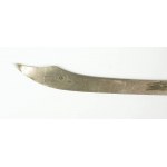 [RYTOSZTUKA] Nożyk do listów SYRENKA, mały, srebro, próba 800, waga 7,2g, rozmiar ok. 105 x 10mm [63]