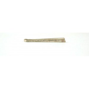 Krawattennadel, Silber, Probe 800, Gewicht 4,6 g [55].