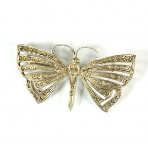 Brooch in the shape of a butterfly, silver, sample 800, weight 5.3g [81].