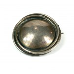Brooch , silver, sample 925, weight 11.9g, diameter about 35mm [84].