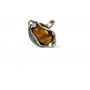 Ring with stone VERY BEAUTIFUL, silver, sample 925, weight 4.4g [89].