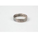 [WARMET] Ring / wedding ring, sterling silver, sample 916, weight 3.5g [96].