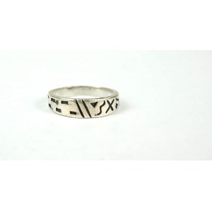 Ring, silver, sample 925, weight 2.8g [101].