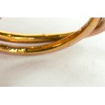 Ring, gold plated silver, 925 sample, weight 2.7g, signed s.Olivier [103].