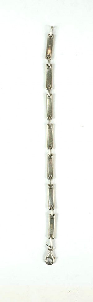 Łańcuszek / bransoletka ESPRIT z żółtym kamieniem tygrysim, srebro, próba 925, waga 13,2g [123]