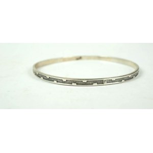 [RYT] Bracelet, silver, sample 800, weight 9.8g, signed RYT, diameter approx. 70mm [2 M].