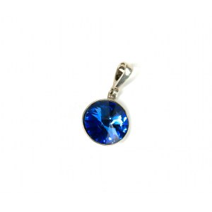 Pendant with a pretty blue eye, silver, sample 925, weight 2.7g [146].