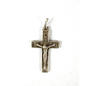 Cross pendant, silver, weight 1.8g, size approx. 20x30mm [151].