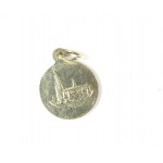 Pendant Mother and Child, signed ACH, weight 1.7g [160].
