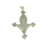 Author's pendant, mountain motif (?), silver, weight 5.2g, size approx. 35x40mm [186].