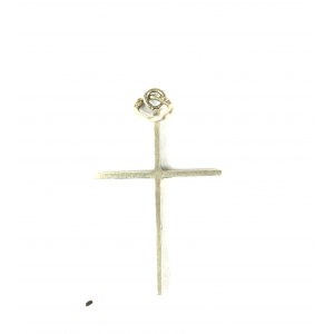 Cross pendant, silver, weight 0.6g, size approx. 17x25mm [189].