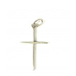 Cross pendant, silver, weight 0.6g, size approx. 17x25mm [189].