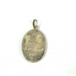 Pendant of MOTHER OF GOD WITH CHILDREN, silver, sample 800, weight 4.3g, size approx. 17x25mm [202].