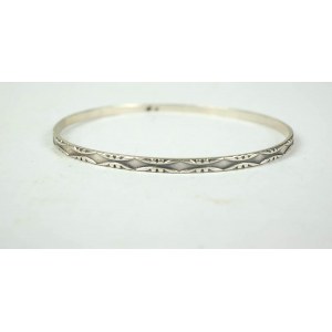 [WARMET] Bracelet, silver, sample 800, weight 7.6g, diameter about 65mm [4 M].
