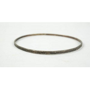 Bracelet, silver, sample 800, weight 5.2g, diameter approx. 65mm [6 M].