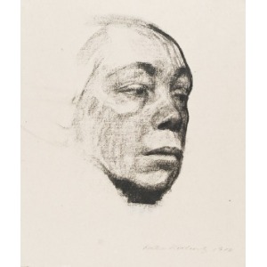 Kathe KOLLWITZ (1867-1945) - według, Twarz kobiety, 1916