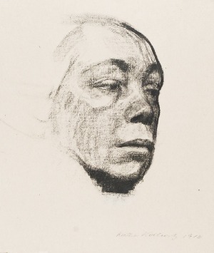 Kathe KOLLWITZ (1867-1945) - według, Twarz kobiety, 1916