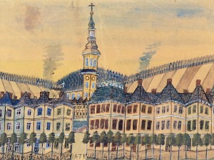 NIKIFOR KRYNICKI (1895-1968), Miasto