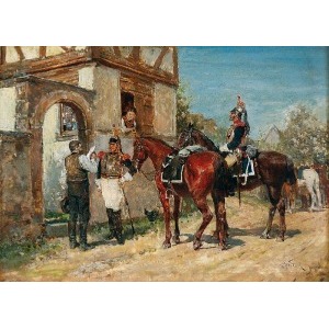 Wilhelm VELTEN (1847-1929), La chiamata, 1902