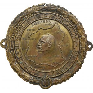 Plaque VII Patriotic Motorcycle Rally in the Footsteps of the First Marshal 1937