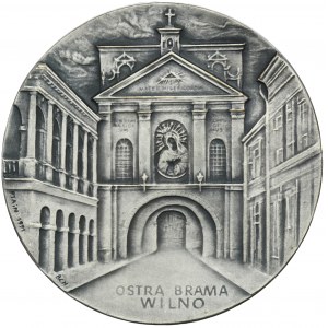 Medal from PTAiN series, The Gate of Dawn Vilnius