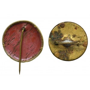 Badge with Józef Piłsudski (2 pcs.)
