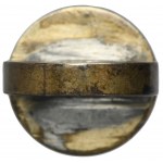 Badge with Piłsudski bust converted into signet ring