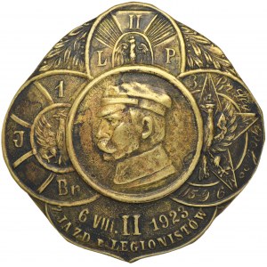 Second Polish Republic, Commemorative Badge II Congress of Legionnaires 1923