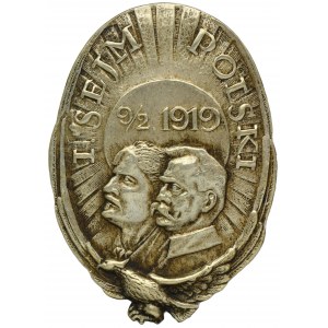 Second Polish Republic, Commemorative badge of the 1st Polish Sejm 9/2 1919