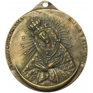 Plaque Our Lady of the Gate of Dawn - Vilnius
